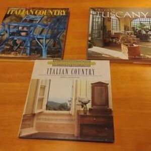 Italian Living Country Living & Tuscany Coffee Table Reference Books ~ Staging